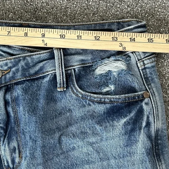 Judy Blue Something New CrossOver Hi-Rise Dad Jeans~Women's 7/28 - Picture 13 of 15